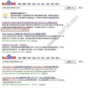 網站在百度排名中的快照滯后