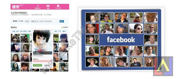 Facebook與人人網的聯想